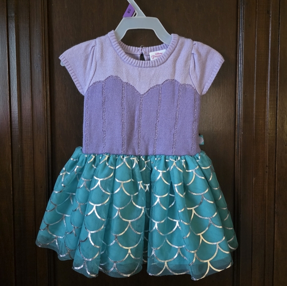 Disney Princess Little Mermaid Sweater Dress - Picture 1 of 3